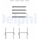 Delphi LX0154 Zubehörsatz, Scheibenbremsbelag