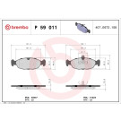 Brembo | Bremsbelagsatz, Scheibenbremse | P 59 011