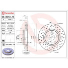 Brembo | Bremsscheibe | 09.B043.1X
