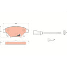 GDB1725 Bremsbelagsatz, Scheibenbremse COTEC GDB1725 Bremsbelagsatz, Scheibenbremse COTEC