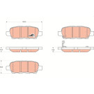 TRW Bremsbelagsatz, Scheibenbremse COTEC GDB3294