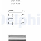 Delphi LX0113 Zubehörsatz, Scheibenbremsbelag
