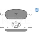 Meyle Bremsbelagsatz, Scheibenbremse MEYLE-ORIGINAL: True to OE 025 225 2517