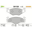 301128 Bremsbelagsatz, Scheibenbremse ESSENTIAL