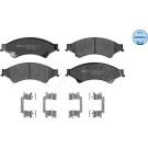 025 256 3216 Bremsbelagsatz, Scheibenbremse MEYLE-ORIGINAL: True to OE.