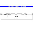 24.3727-1071.2 Seilzug, Feststellbremse