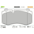 Valeo Bremsbelagsatz, Scheibenbremse ESSENTIAL 302283