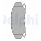Delphi | Bremsbelagsatz, Scheibenbremse | LP2082