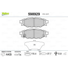 Valeo | Bremsbelagsatz, Scheibenbremse | 598929