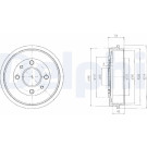 BF200 Bremstrommel BF200 Bremstrommel