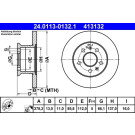 ATE | Bremsscheibe | 24.0113-0132.1