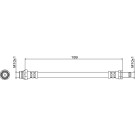 Metzger | Bremsschlauch | 4111467