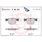 Brembo | Bremsbelagsatz, Scheibenbremse | P 06 021