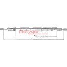 Metzger | Seilzug, Feststellbremse | 10.6021
