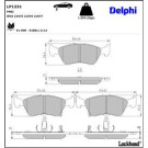 Delphi Bremsbelagsatz, Scheibenbremse LP1231