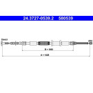 ATE | Seilzug, Feststellbremse | 24.3727-0539.2 ATE | Seilzug, Feststellbremse | 24.3727-0539.2