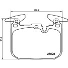 Hella | Bremsbelagsatz, Scheibenbremse | 8DB 355 025-771