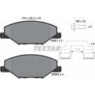 Textar | Bremsbelagsatz, Scheibenbremse | 2568101