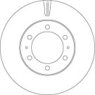 TRW | Bremsscheibe | DF7827S