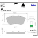 Delphi Bremsbelagsatz, Scheibenbremse LP1929