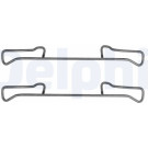 Delphi LX0155 Zubehörsatz, Scheibenbremsbelag