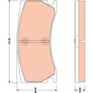 GDB1801 Bremsbelagsatz, Scheibenbremse GDB1801 Bremsbelagsatz, Scheibenbremse