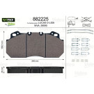 Valeo | Bremsbelagsatz, Scheibenbremse | 882225