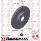 Zimmermann | Bremsscheibe | 250.1398.55