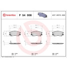 Brembo | Bremsbelagsatz, Scheibenbremse | P 54 008