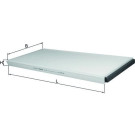 LA 62 Filter, Innenraumluft