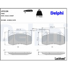 Delphi | Bremsbelagsatz, Scheibenbremse | LP2136 Delphi | Bremsbelagsatz, Scheibenbremse | LP2136