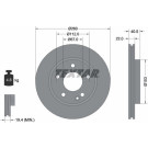 Textar | Bremsscheibe | 92091303