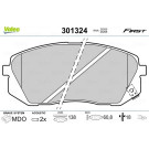 Valeo | Bremsbelagsatz, Scheibenbremse | 301324