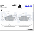 Delphi | Bremsbelagsatz, Scheibenbremse | LP1404
