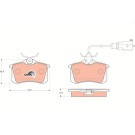 GDB1415 Bremsbelagsatz, Scheibenbremse COTEC GDB1415 Bremsbelagsatz, Scheibenbremse COTEC