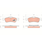 GDB1561 Bremsbelagsatz, Scheibenbremse COTEC