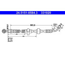 24.5151-0584.3 Bremsschlauch