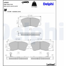 Delphi | Bremsbelagsatz, Scheibenbremse | LP633