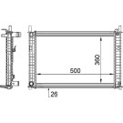 Mahle | Kühler, Motorkühlung | CR 1356 000S