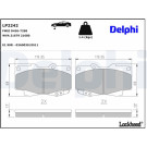Delphi | Bremsbelagsatz, Scheibenbremse | LP2242 Delphi | Bremsbelagsatz, Scheibenbremse | LP2242