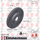 Zimmermann | Bremsscheibe | 610.3711.55