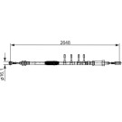 BOSCH Seilzug, Feststellbremse 1 987 482 596 BOSCH Seilzug, Feststellbremse 1 987 482 596