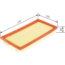 BOSCH F 026 400 378 Luftfilter