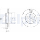 Delphi | Bremsscheibe | BG2906