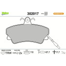 302017 Bremsbelagsatz, Scheibenbremse ESSENTIAL