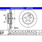 24.0123-0116.1 Bremsscheibe