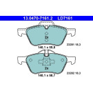 Bremsbelagsatz, Scheibenbremse ATE Ceramic 13.0470-7161.2