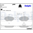 Delphi | Bremsbelagsatz, Scheibenbremse | LP1855