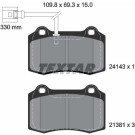 2414301 Bremsbelagsatz, Scheibenbremse Q+