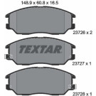 Textar | Bremsbelagsatz, Scheibenbremse | 2372601